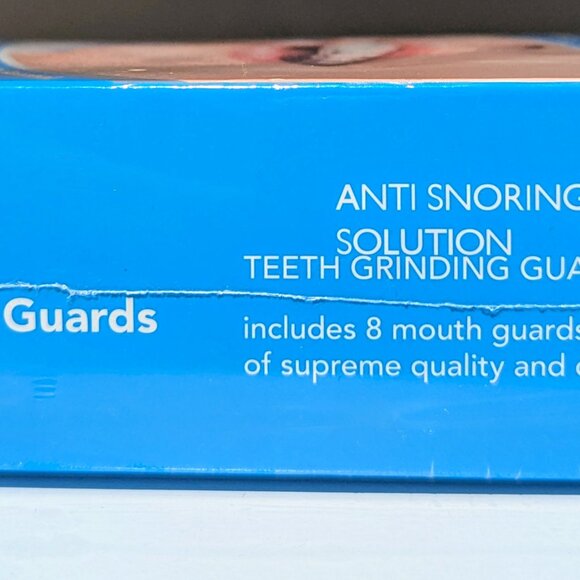 Reazeal Custom Fit Mouth Guard (8 Guards, 2 Sizes) Anti-Snoring Teeth Grinding - Picture 2 of 4